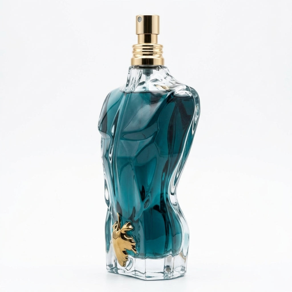 Fragrance bottle — Studio - Side View | Generated by Modelize