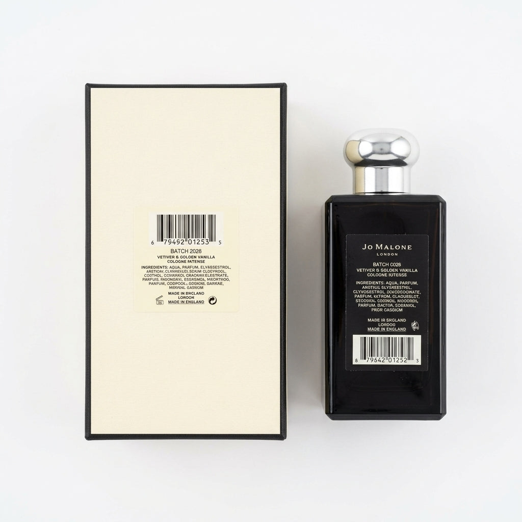 Luxury Fragrance — Flat Lay - Back | Generated by Modelize
