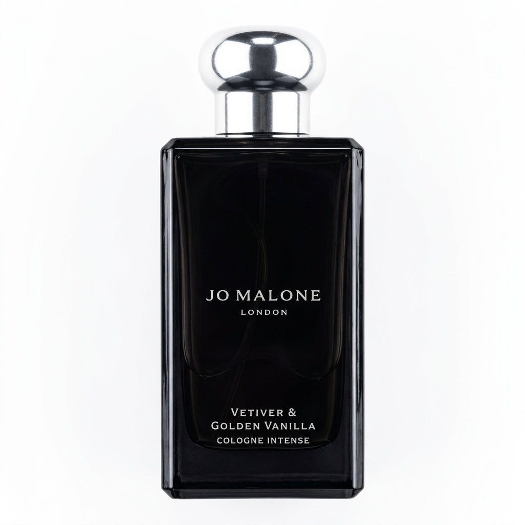 Cologne bottle — Flat Lay - Front | Generated by Modelize