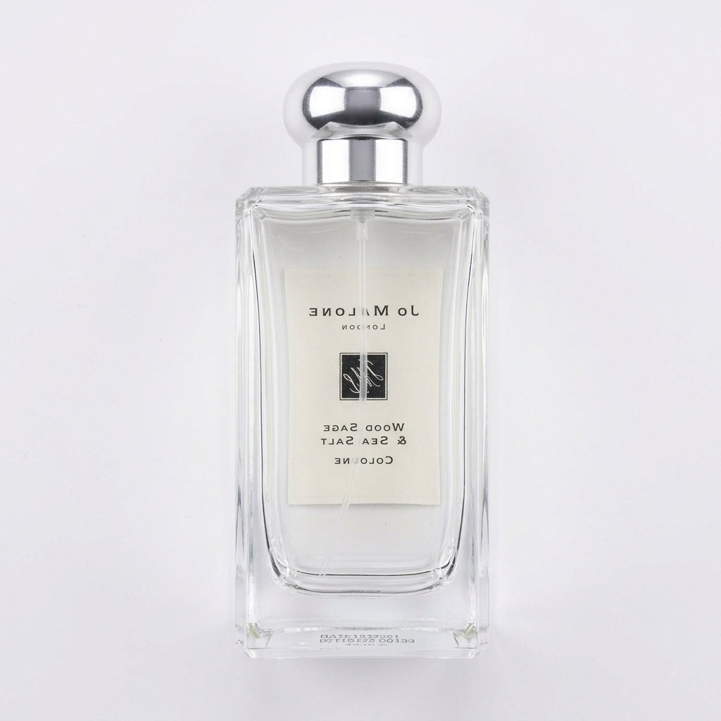 Fragrance Cologne — Flat Lay - Back | Generated by Modelize