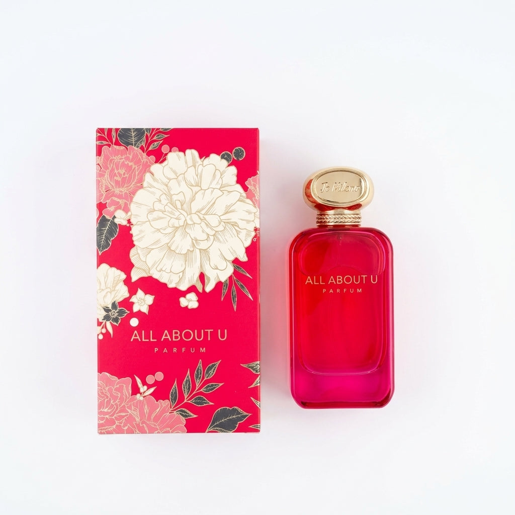 Parfum Spray — Flat Lay - Front | Generated by Modelize