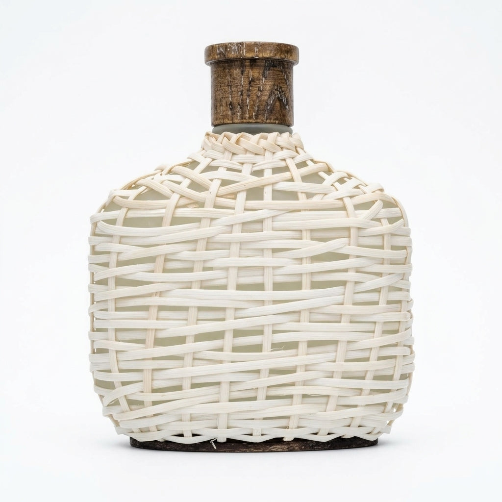Fragrance bottle — Studio - Back View | Generated by Modelize