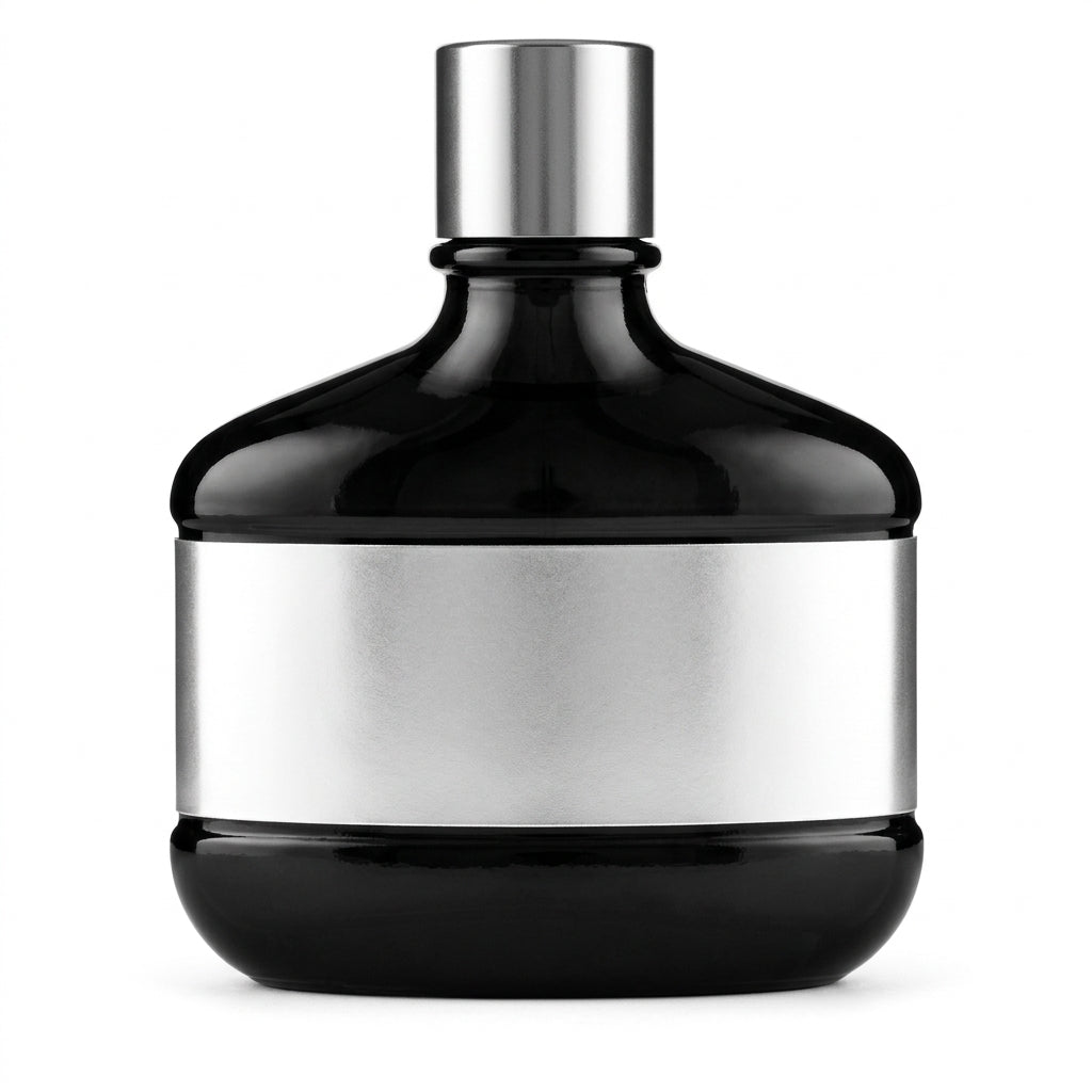 Fragrance bottle — Studio - Back View | Generated by Modelize