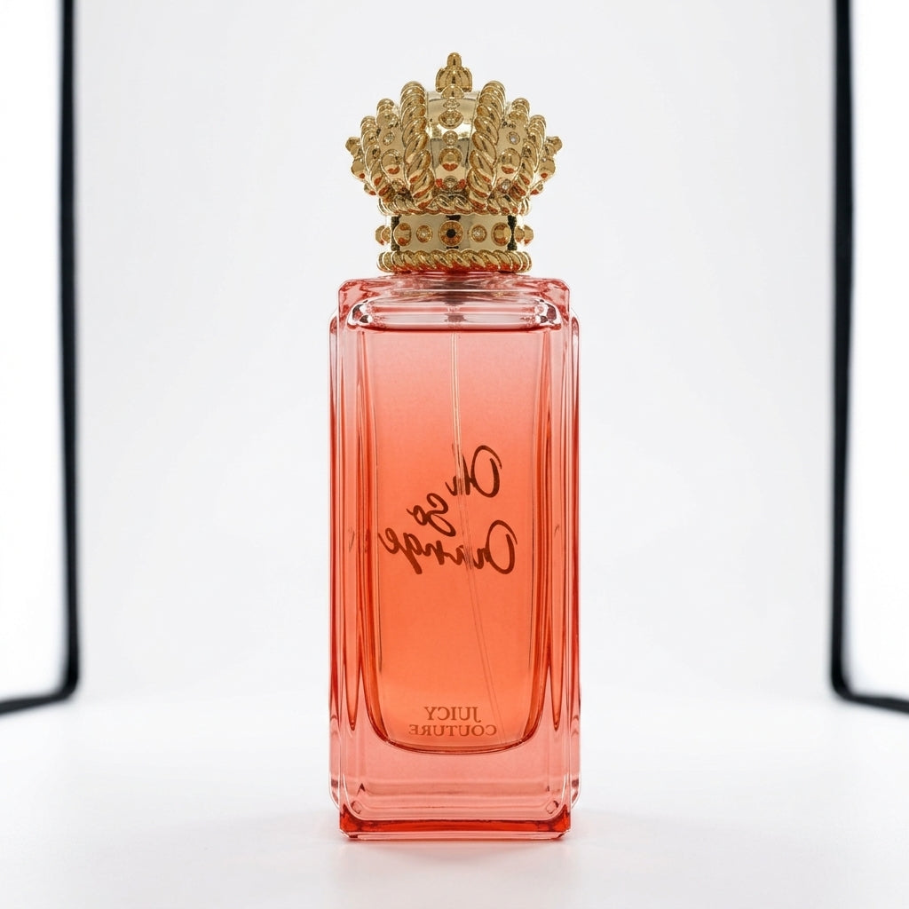 Perfume bottle — Studio - Side View | Generated by Modelize