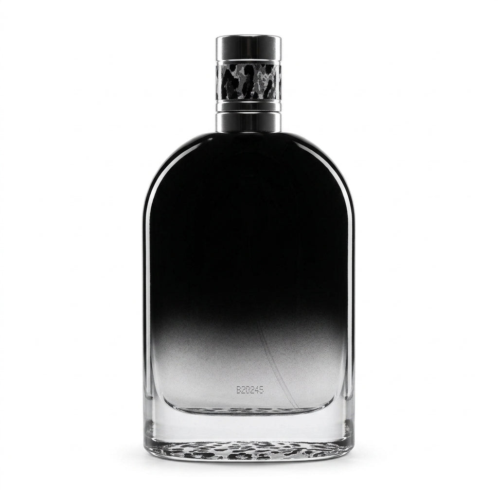 Fragrance bottle — Studio - Back View | Generated by Modelize