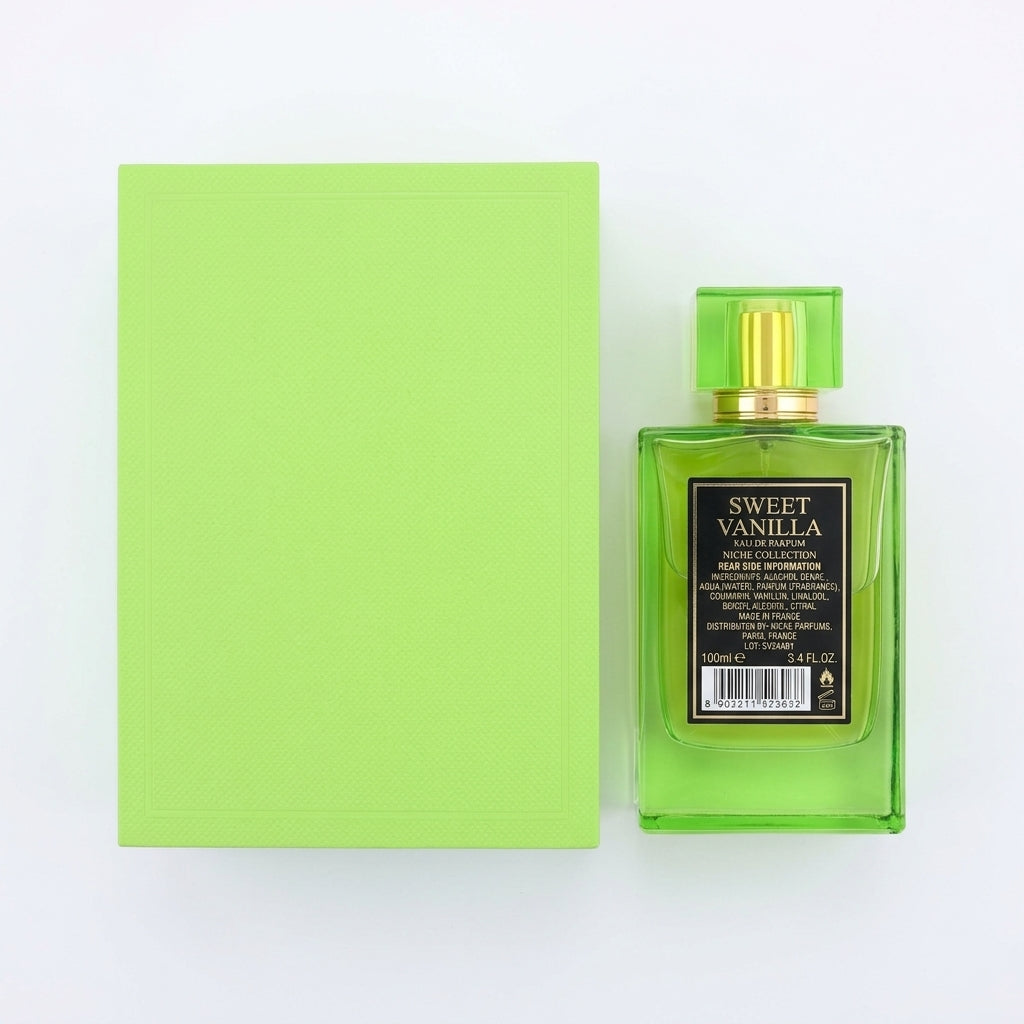 Fragrance set — Flat Lay - Back | Generated by Modelize