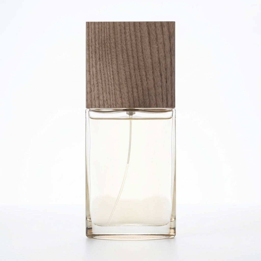 Fragrance bottle — Studio - Back View | Generated by Modelize