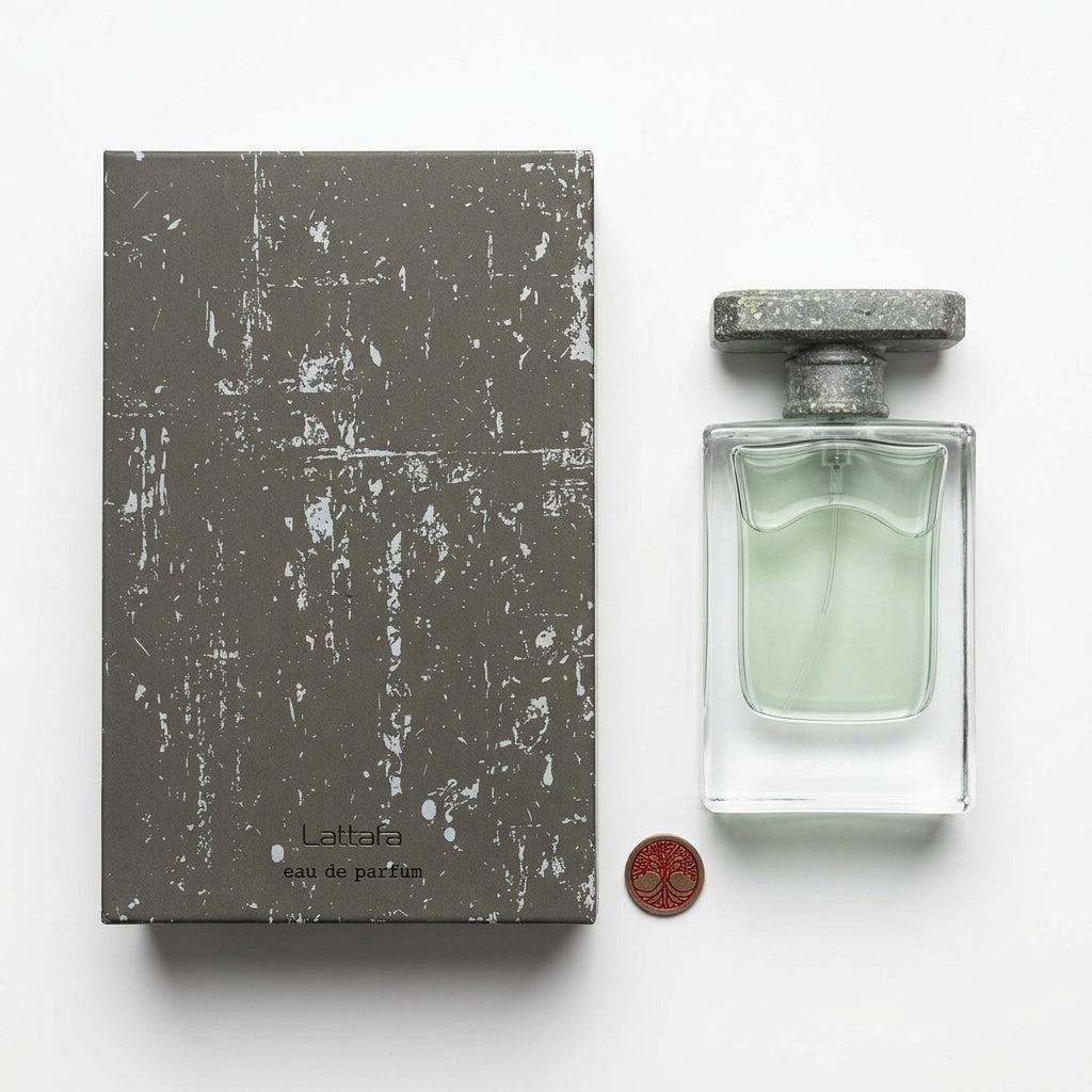Fragrance — Flat Lay - Back | Generated by Modelize