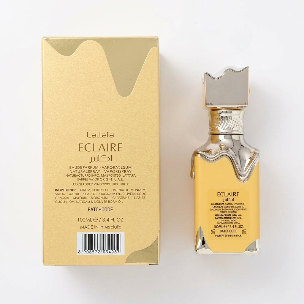 Eau De Parfum — Flat Lay - Back | Generated by Modelize