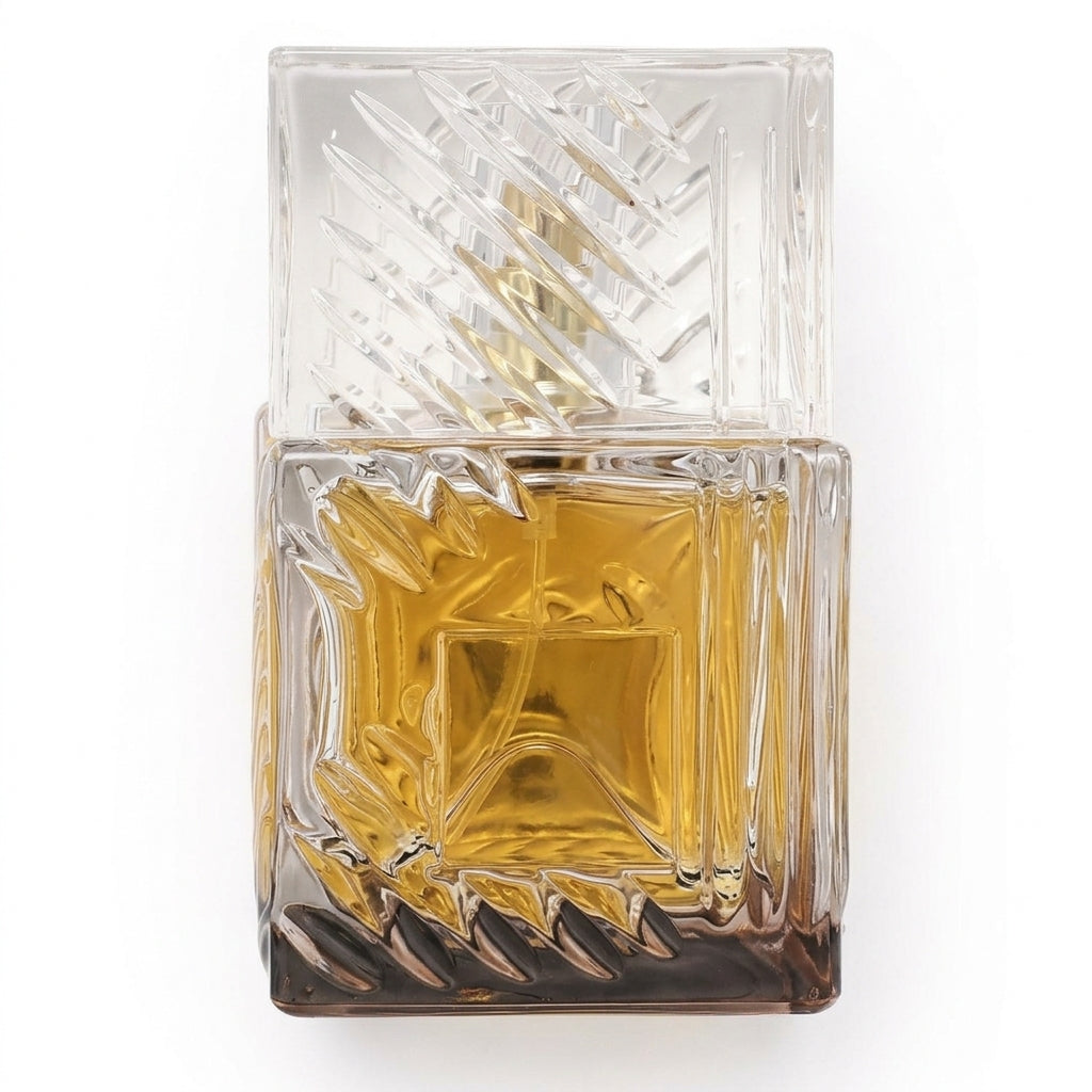 Perfume Bottle — Flat Lay - Back | Generated by Modelize