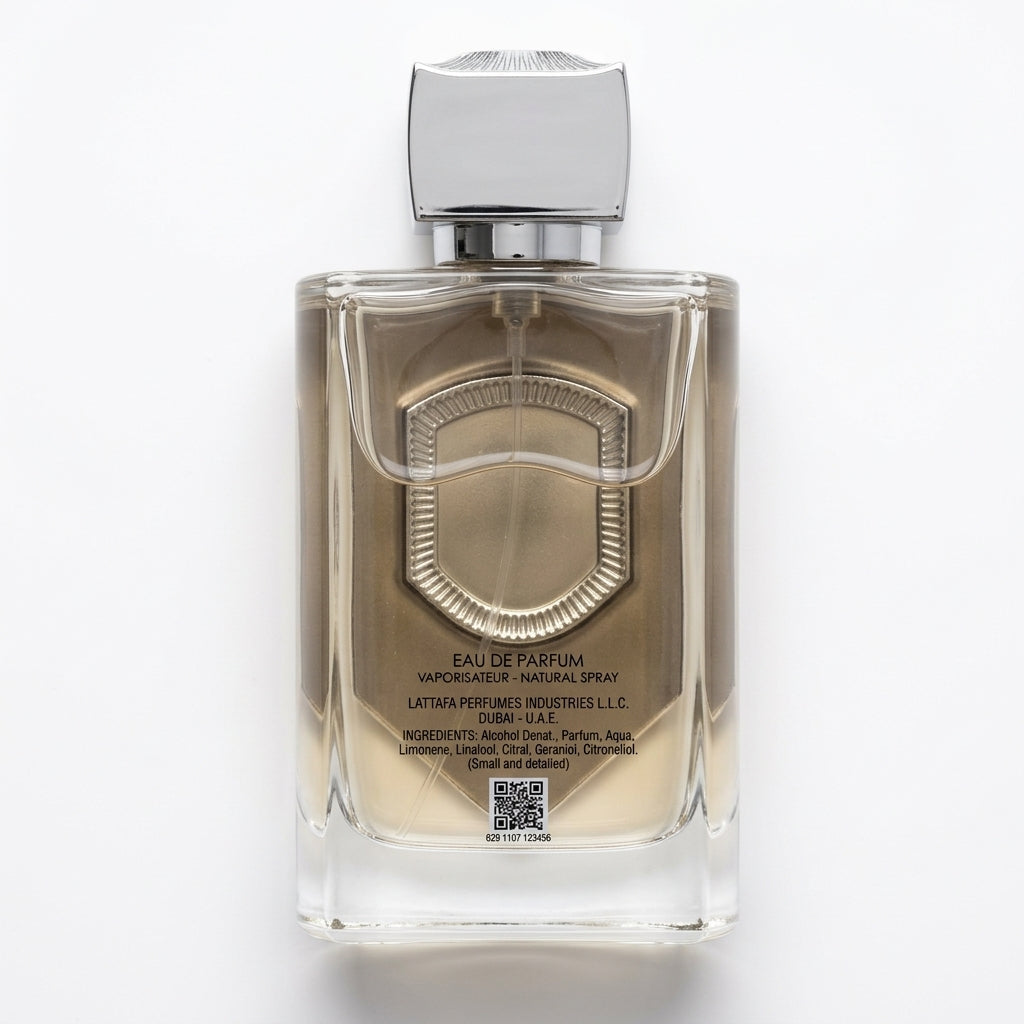 Eau De Parfum Spray — Flat Lay - Back | Generated by Modelize