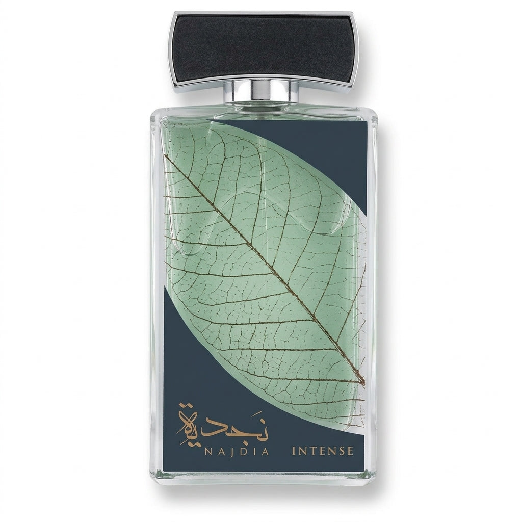 Fragrance bottle — Flat Lay - Front | Generated by Modelize