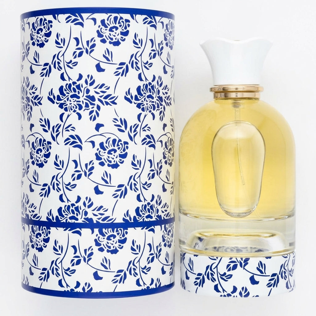 Eau De Parfum / Fragrance — Flat Lay - Back | Generated by Modelize