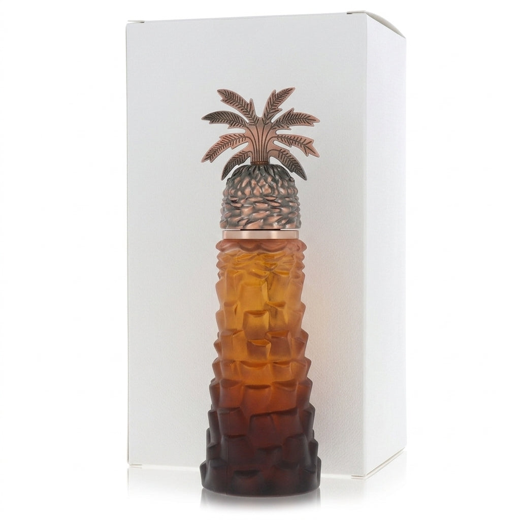Perfume bottle and packaging — Studio - Back View | Generated by Modelize