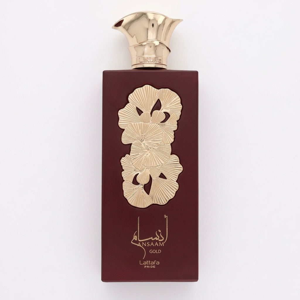 Perfume bottle — Flat Lay - Back | Generated by Modelize