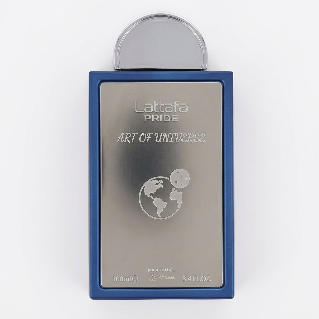 Perfume bottle — Flat Lay - Back | Generated by Modelize