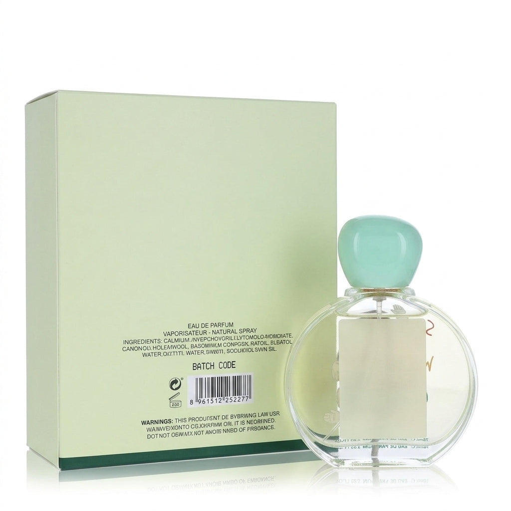 Eau De Parfum — Studio - Back View | Generated by Modelize