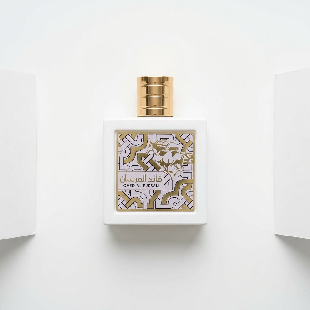 Fragrance bottle — Flat Lay - Front | Generated by Modelize