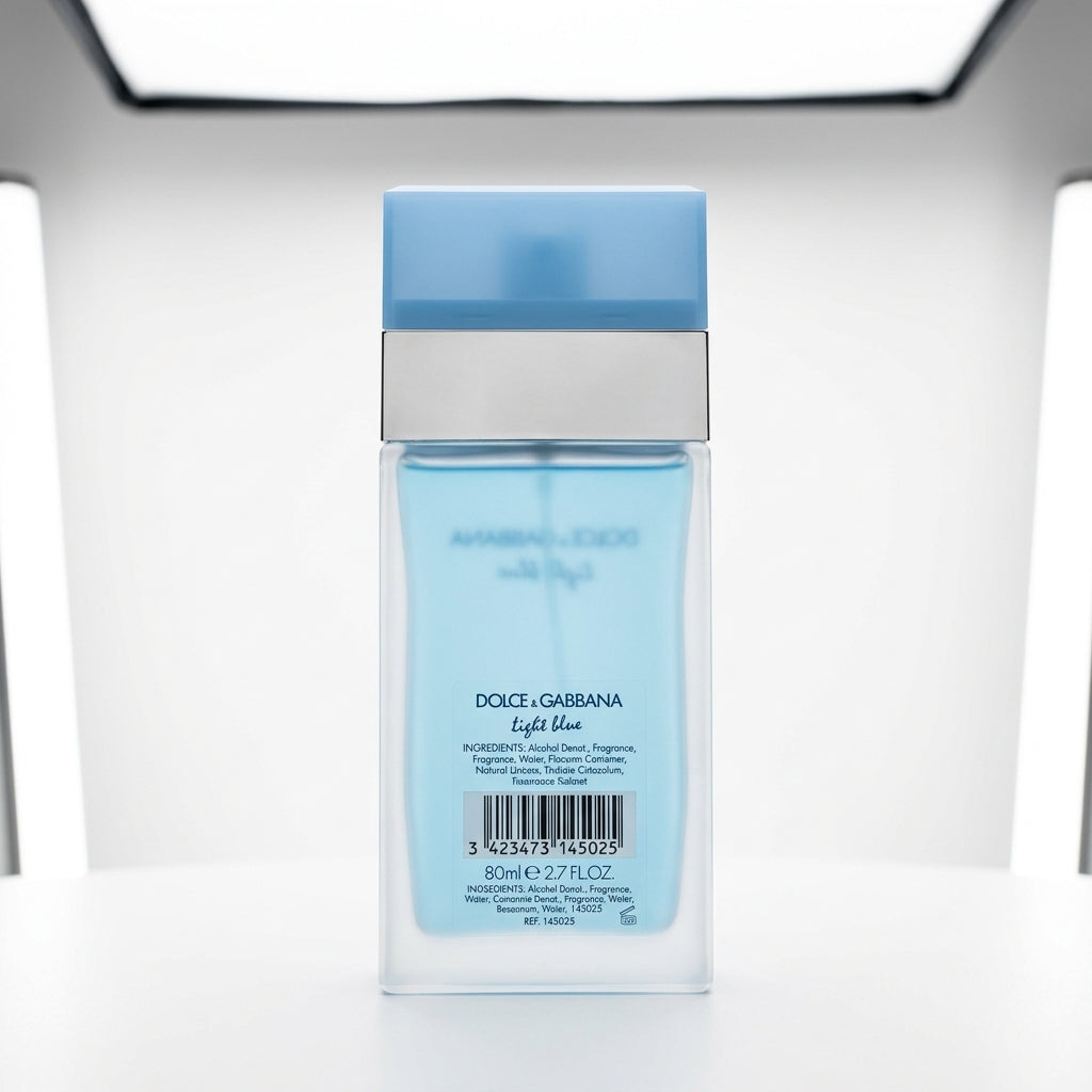 Perfume bottle — Studio - Back View | Generated by Modelize