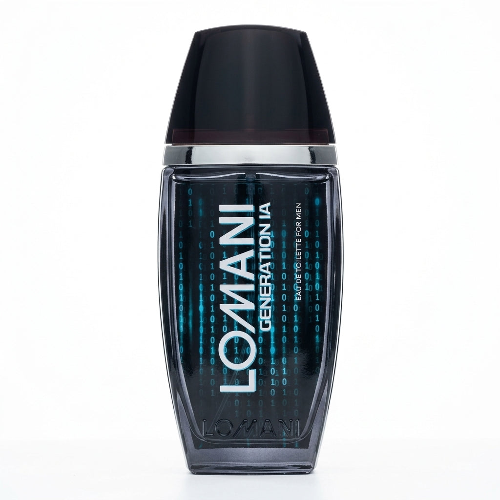 Fragrance bottle — Studio - Back View | Generated by Modelize