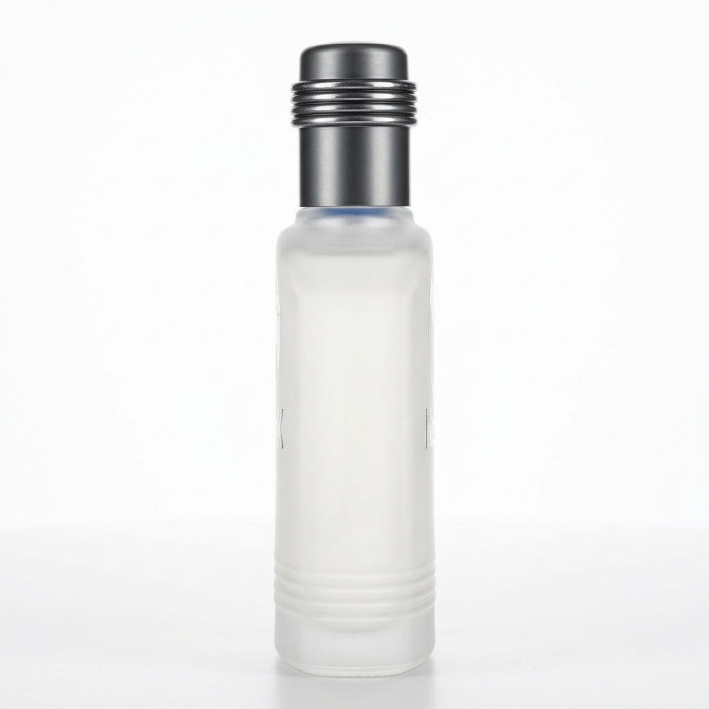 Fragrance bottle and box — Studio - Side View | Generated by Modelize