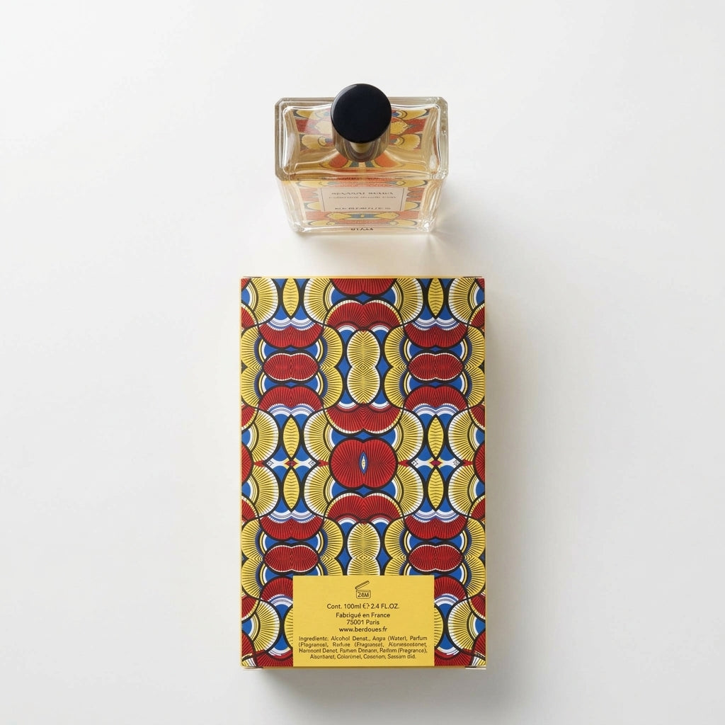 Eau De Parfum Spray — Flat Lay - Back | Generated by Modelize