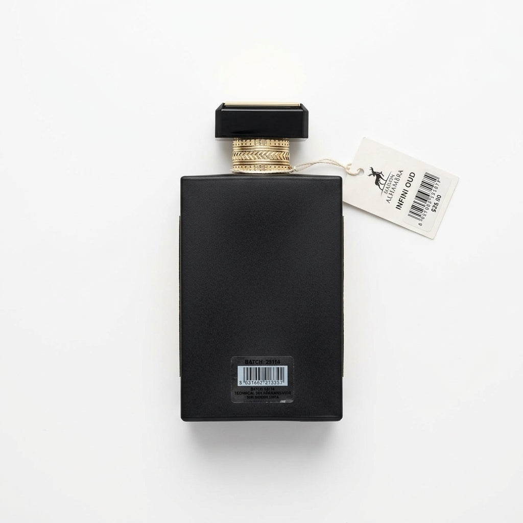 Fragrance / Eau De Parfum — Flat Lay - Back | Generated by Modelize