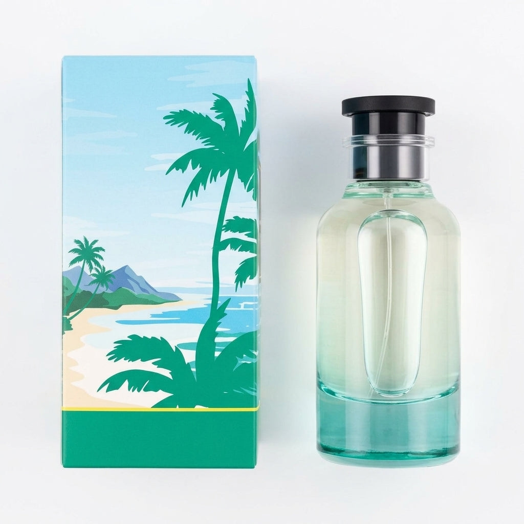 Eau De Parfum Spray — Flat Lay - Back | Generated by Modelize