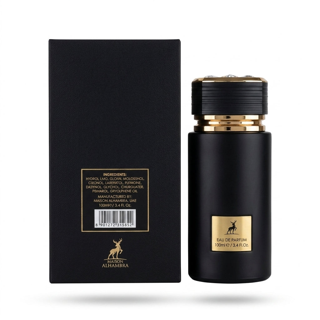Fragrance / Eau De Parfum — Studio - Back View | Generated by Modelize