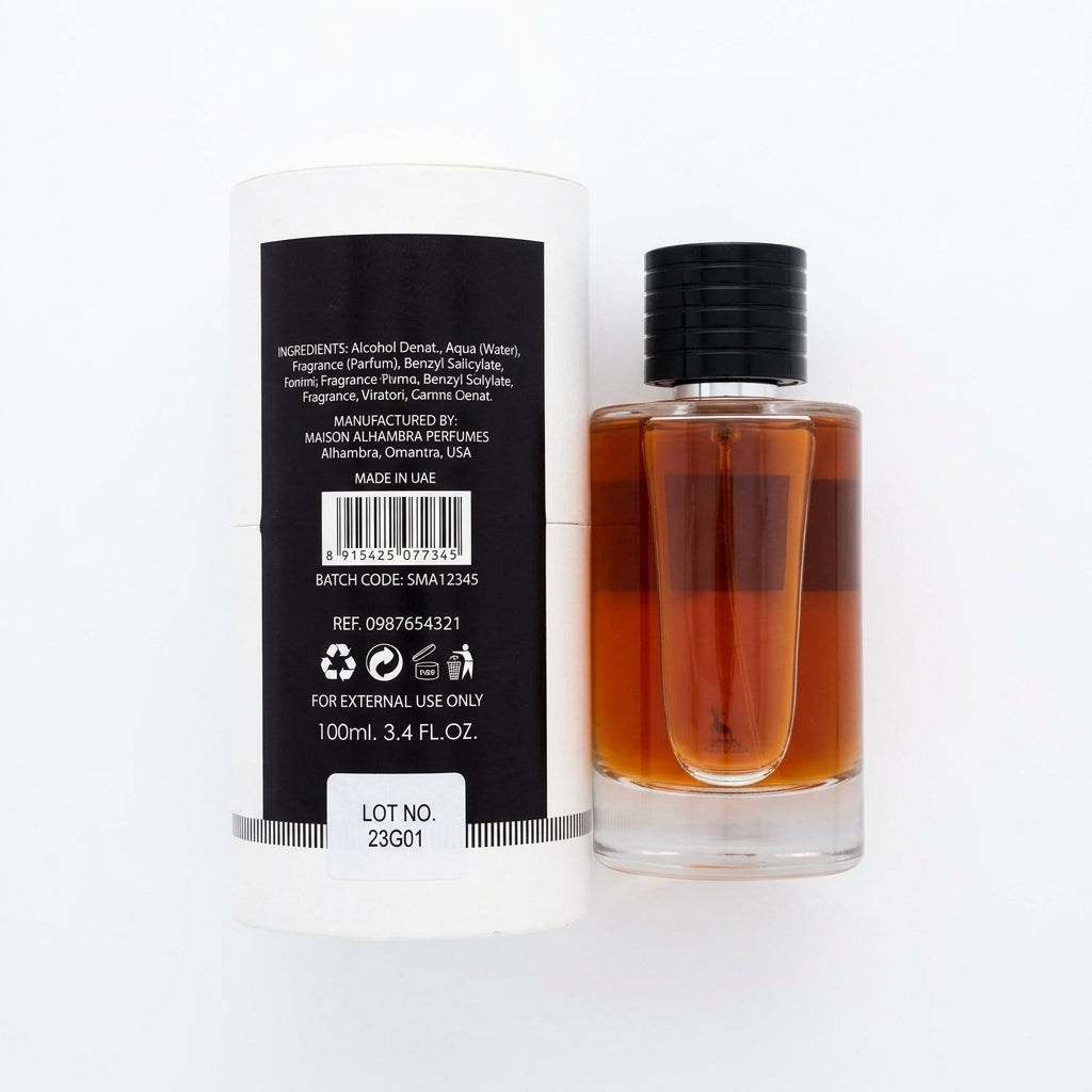 Eau De Parfum — Flat Lay - Back | Generated by Modelize