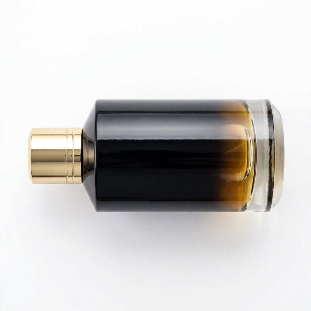 Fragrance bottle — Flat Lay - Back | Generated by Modelize