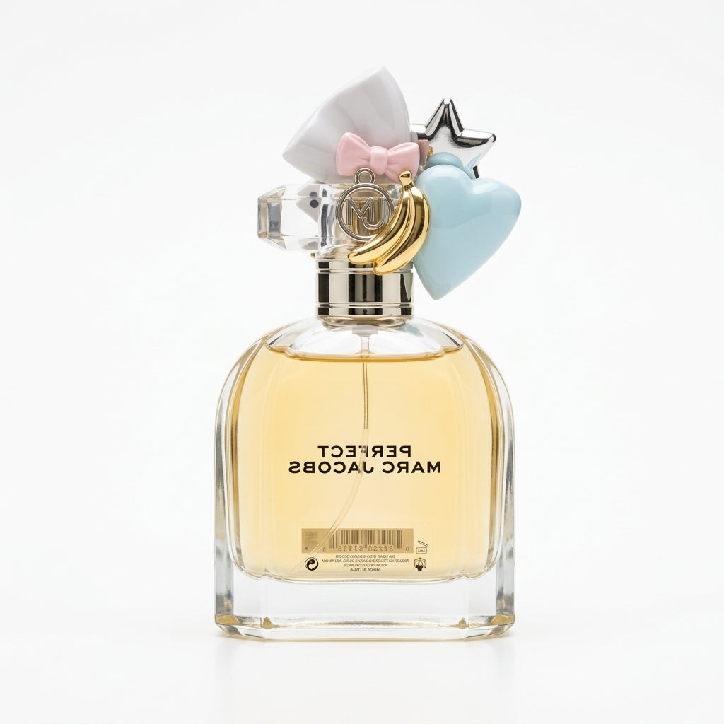 Perfume bottle — Studio - Back View | Generated by Modelize