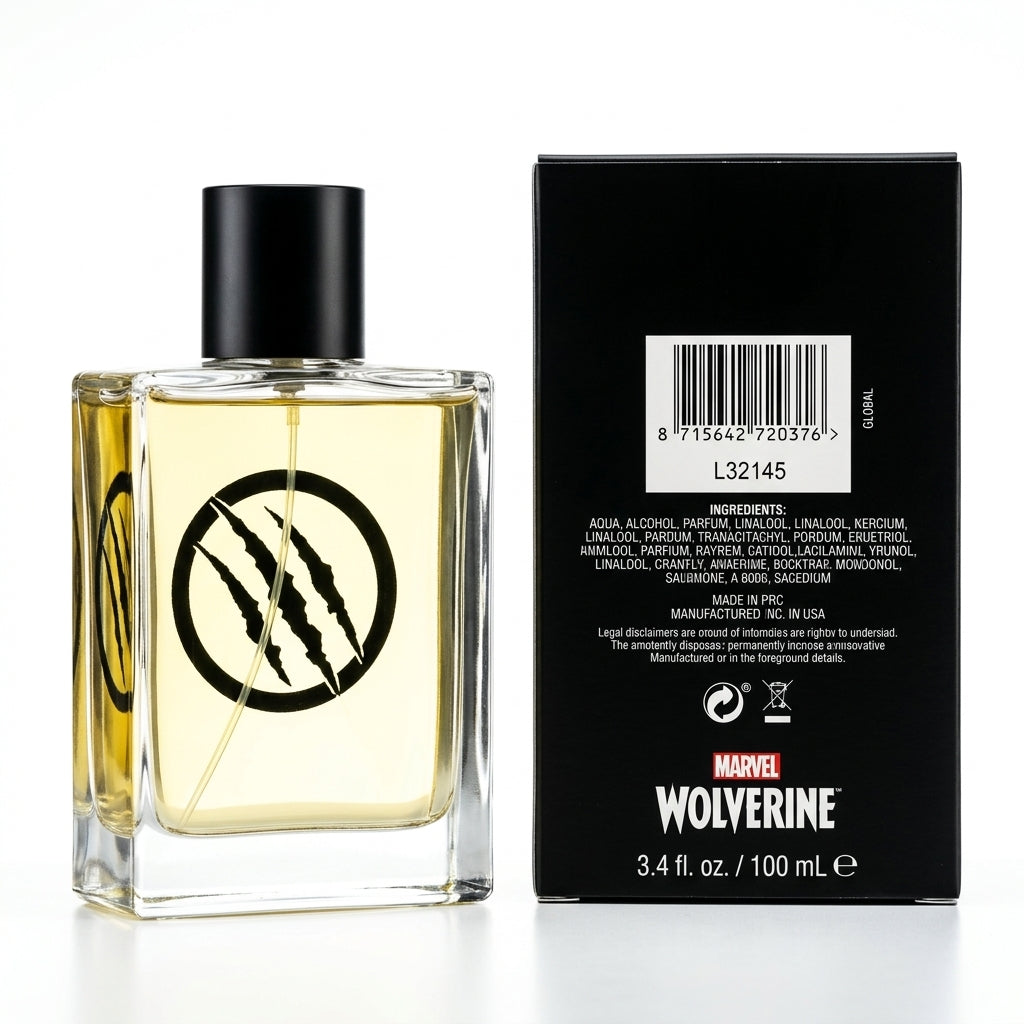 Eau De Toilette / Fragrance — Studio - Back View | Generated by Modelize