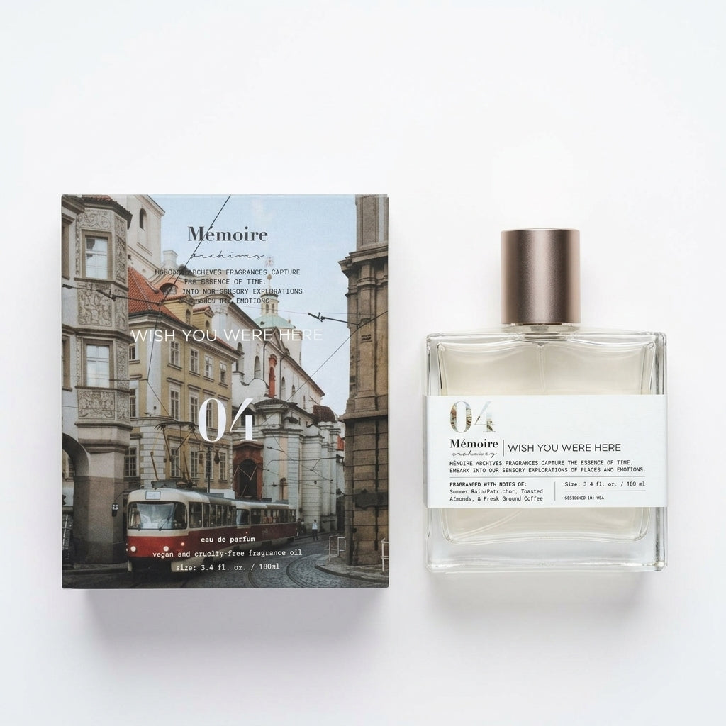 Eau De Parfum Fragrance — Flat Lay - Front | Generated by Modelize
