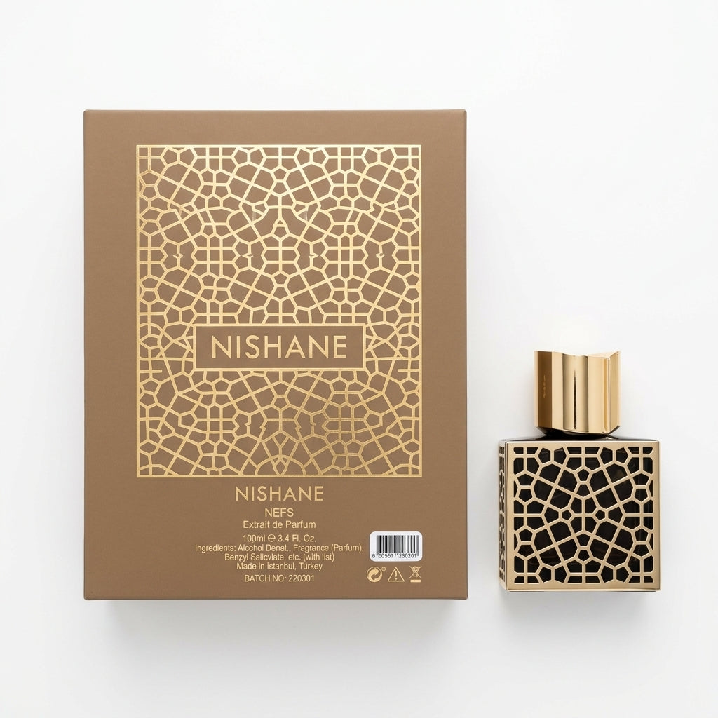 Luxury Fragrance — Flat Lay - Back | Generated by Modelize