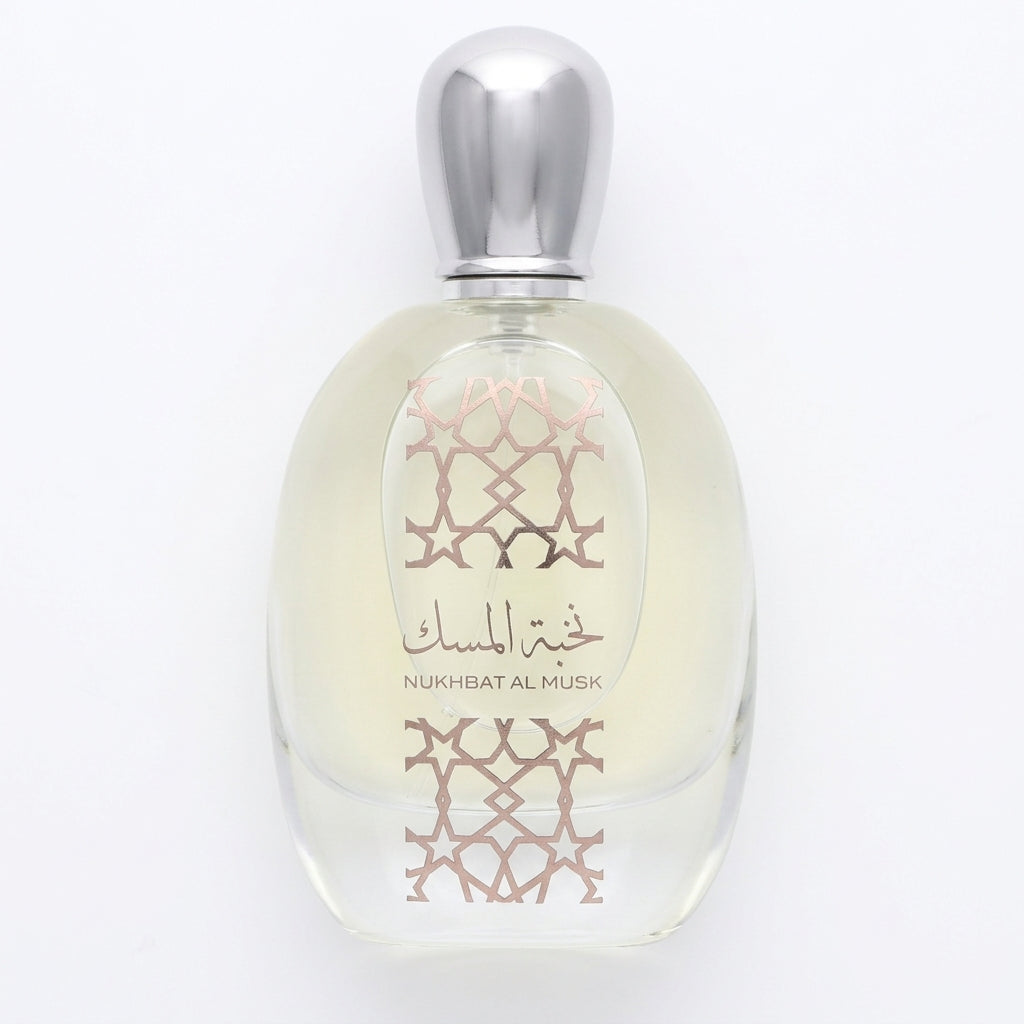 Fragrance Bottle — Flat Lay - Front | Generated by Modelize