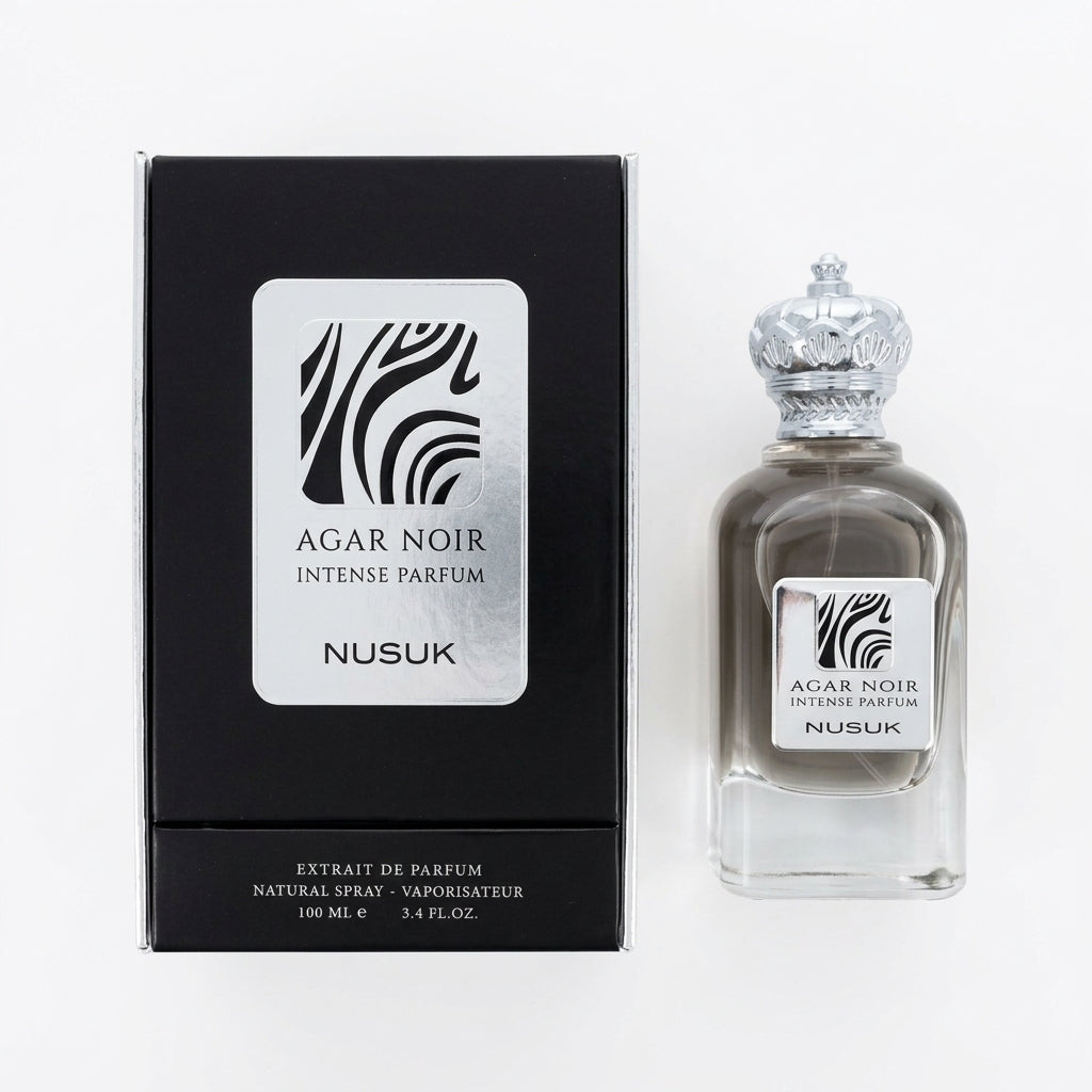 Fragrance / Perfume — Flat Lay - Back | Generated by Modelize