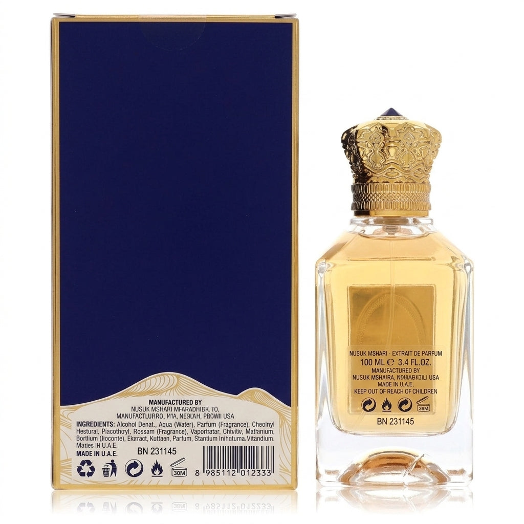 Extrait De Parfum Spray — Studio - Back View | Generated by Modelize