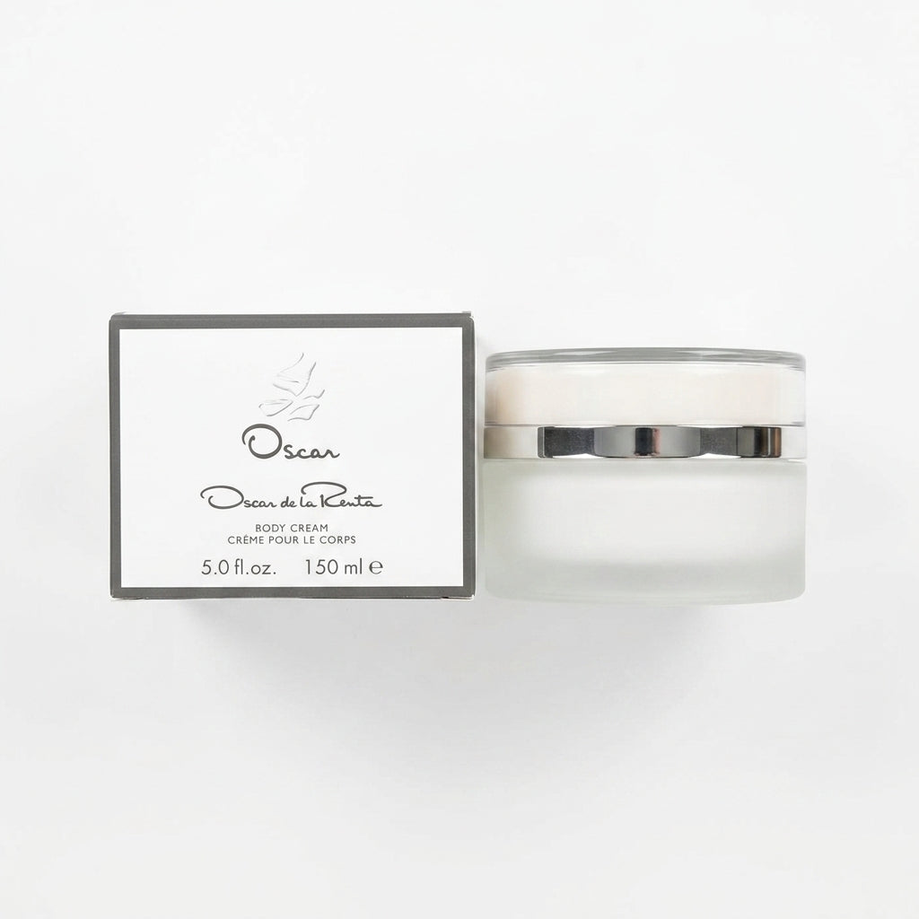 Luxury Body Cream and Packaging — Flat Lay - Front | Generated by Modelize