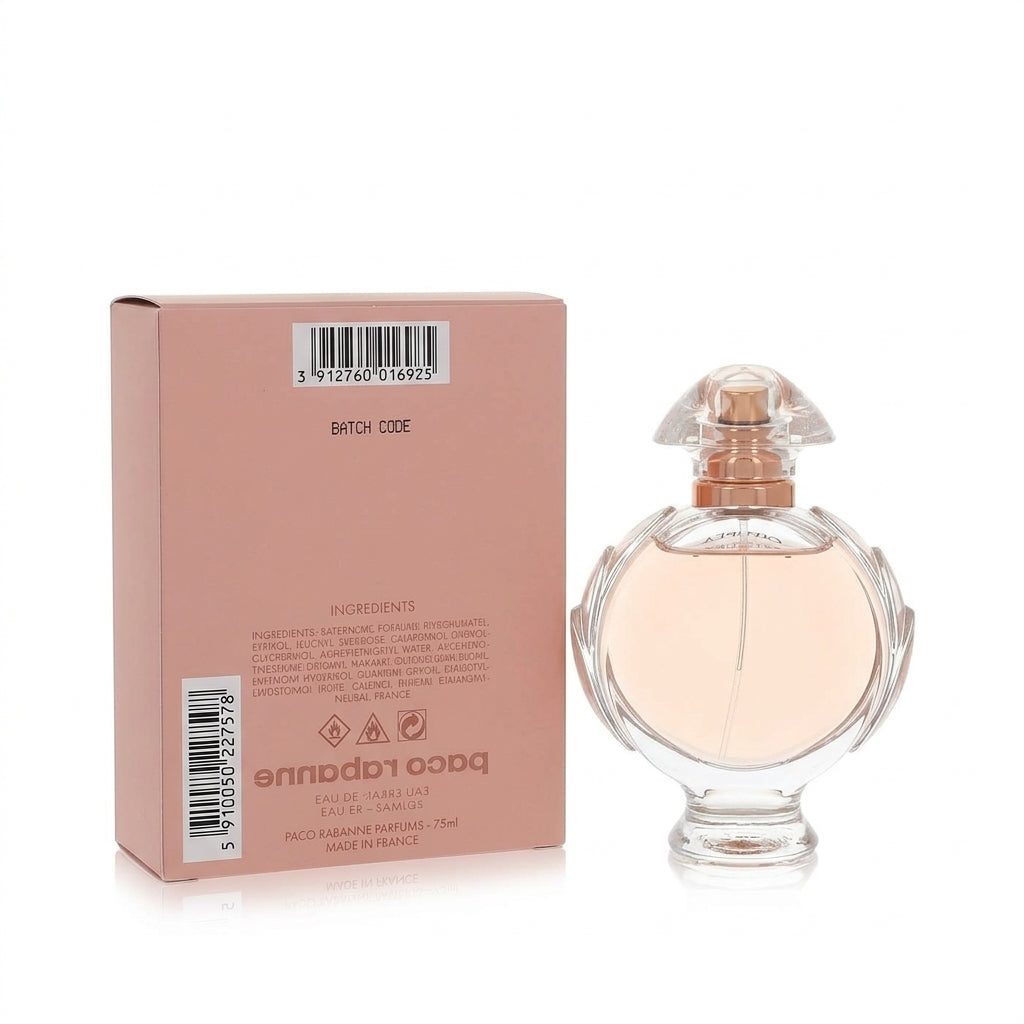 Perfume and Fragrance Packaging — Studio - Back View | Generated by Modelize