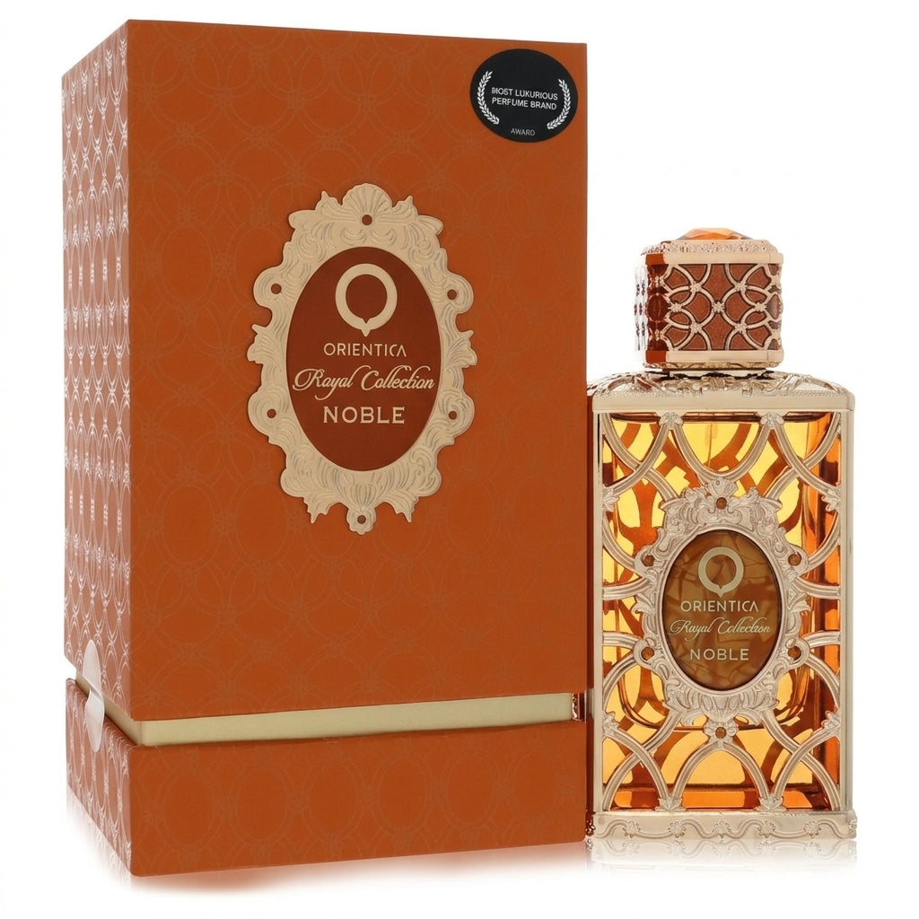 Perfume bottle and matching luxury box — Studio - Clean | Generated by Modelize