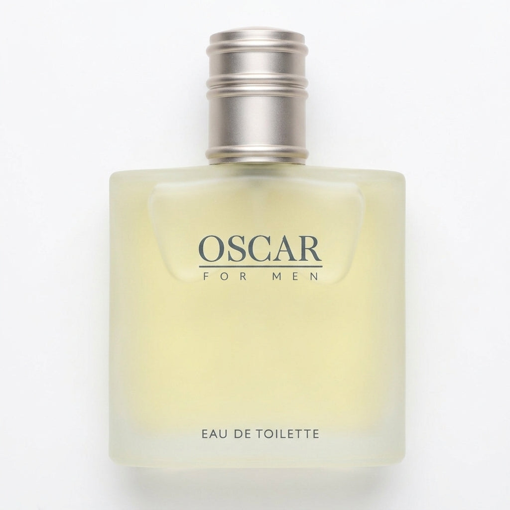 Fragrance / Cologne bottle — Flat Lay - Front | Generated by Modelize