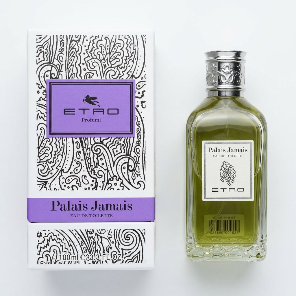 Eau de Toilette fragrance set — Flat Lay - Back | Generated by Modelize