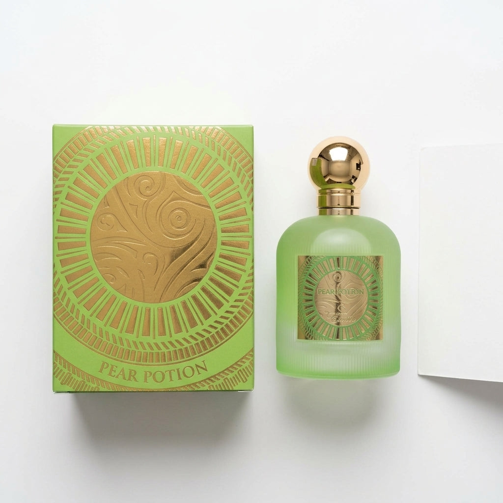 Eau De Parfum Fragrance — Flat Lay - Front | Generated by Modelize