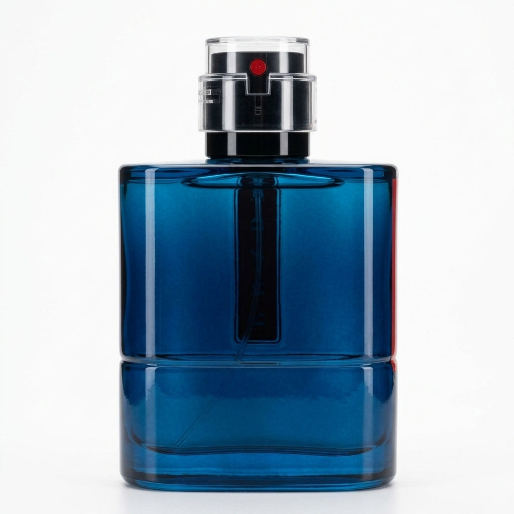 Fragrance bottle — Studio - Back View | Generated by Modelize