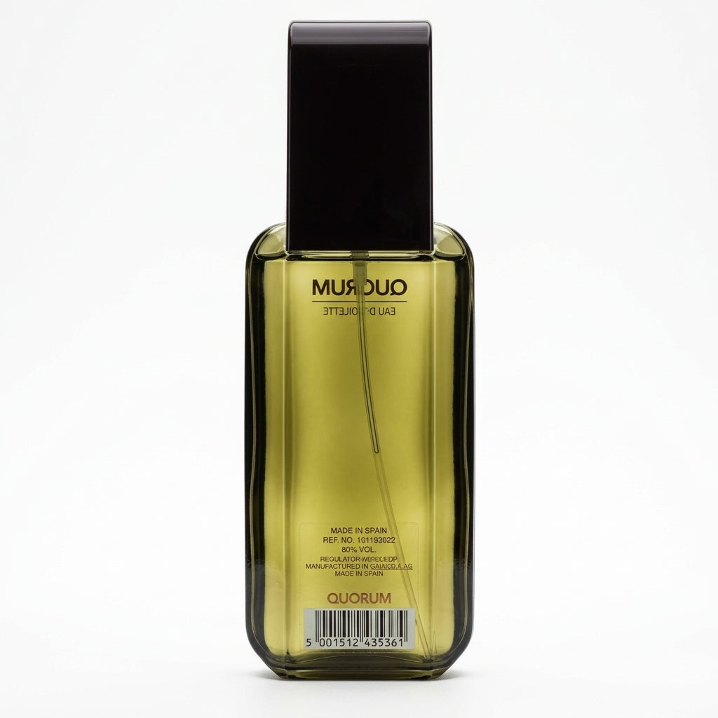 Fragrance Bottle — Studio - Back View | Generated by Modelize