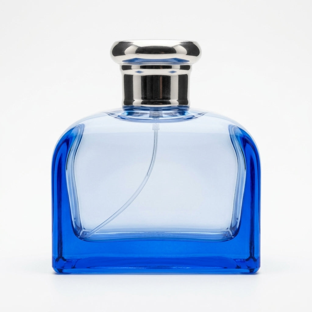 Fragrance bottle — Studio - Back View | Generated by Modelize