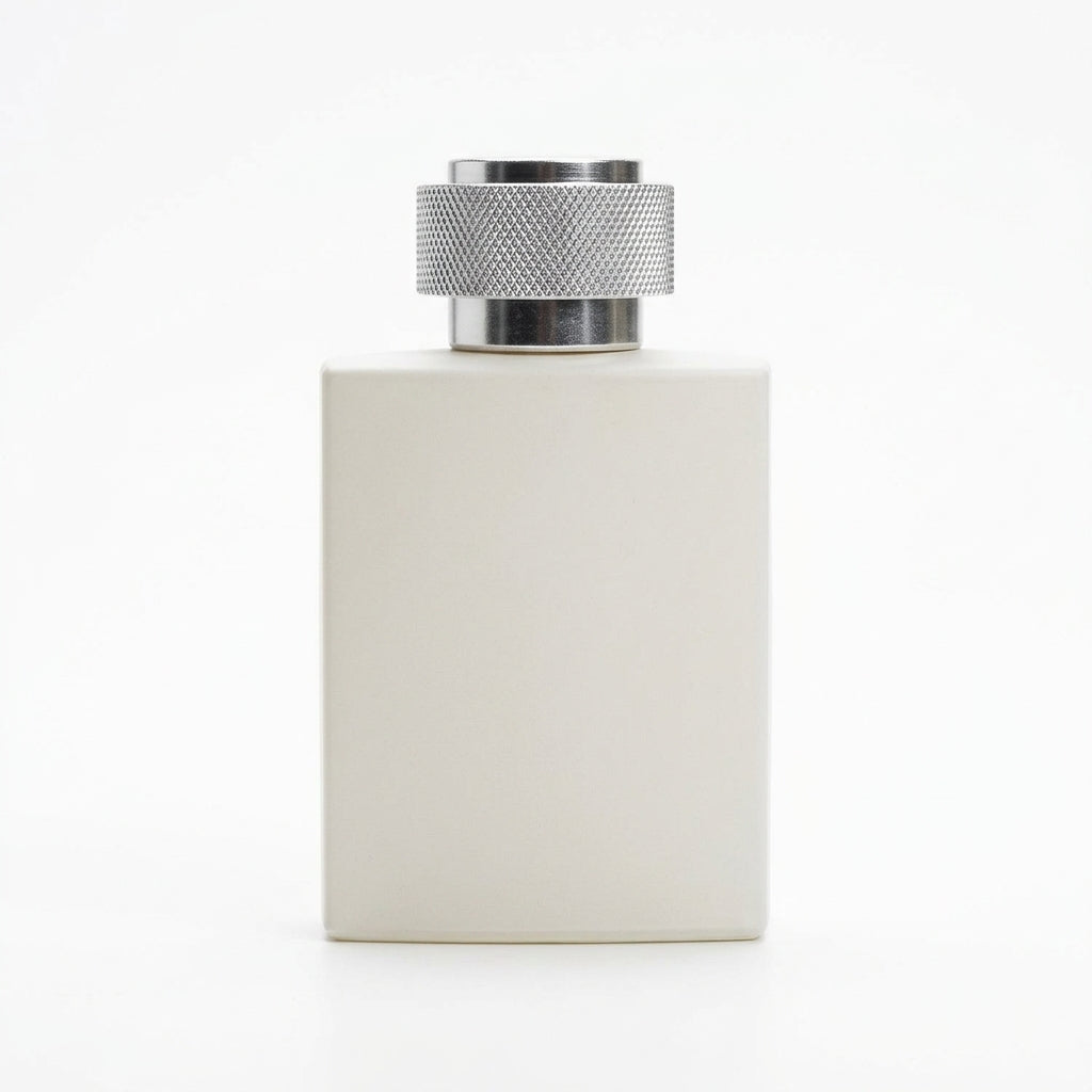 Fragrance bottle — Studio - Back View | Generated by Modelize
