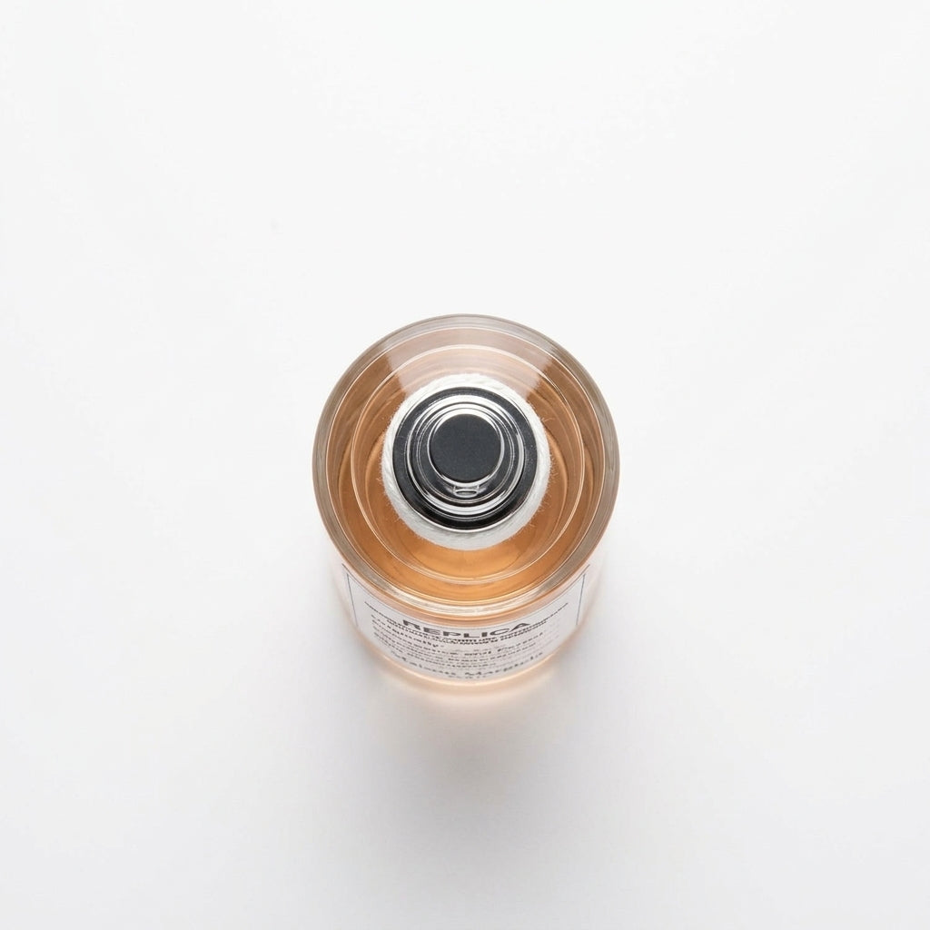Fragrance bottle and packaging — Flat Lay - Back | Generated by Modelize