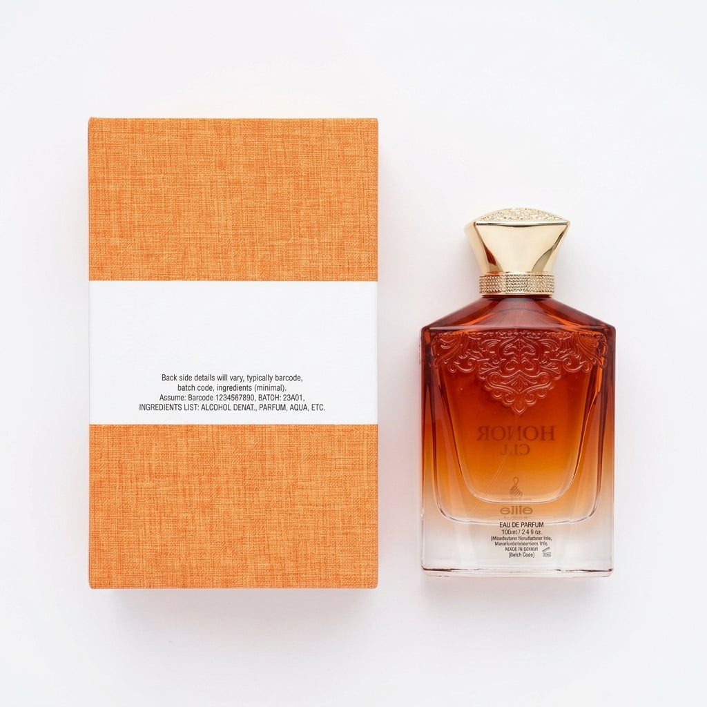 Eau De Parfum — Flat Lay - Back | Generated by Modelize